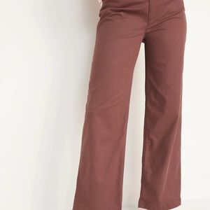 Old navy extra high waisted wide pants